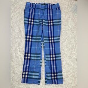 Blue Plaid Pants